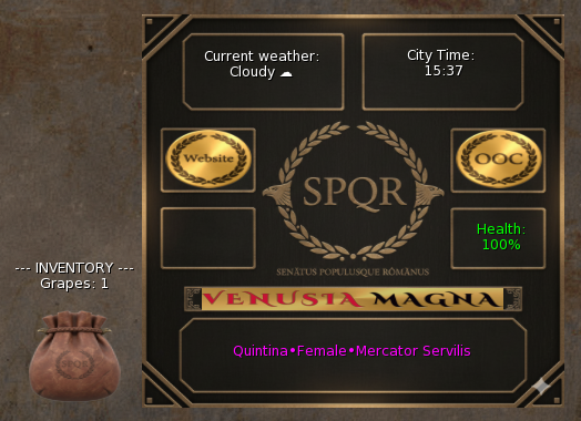 The Venusia Magna HUD