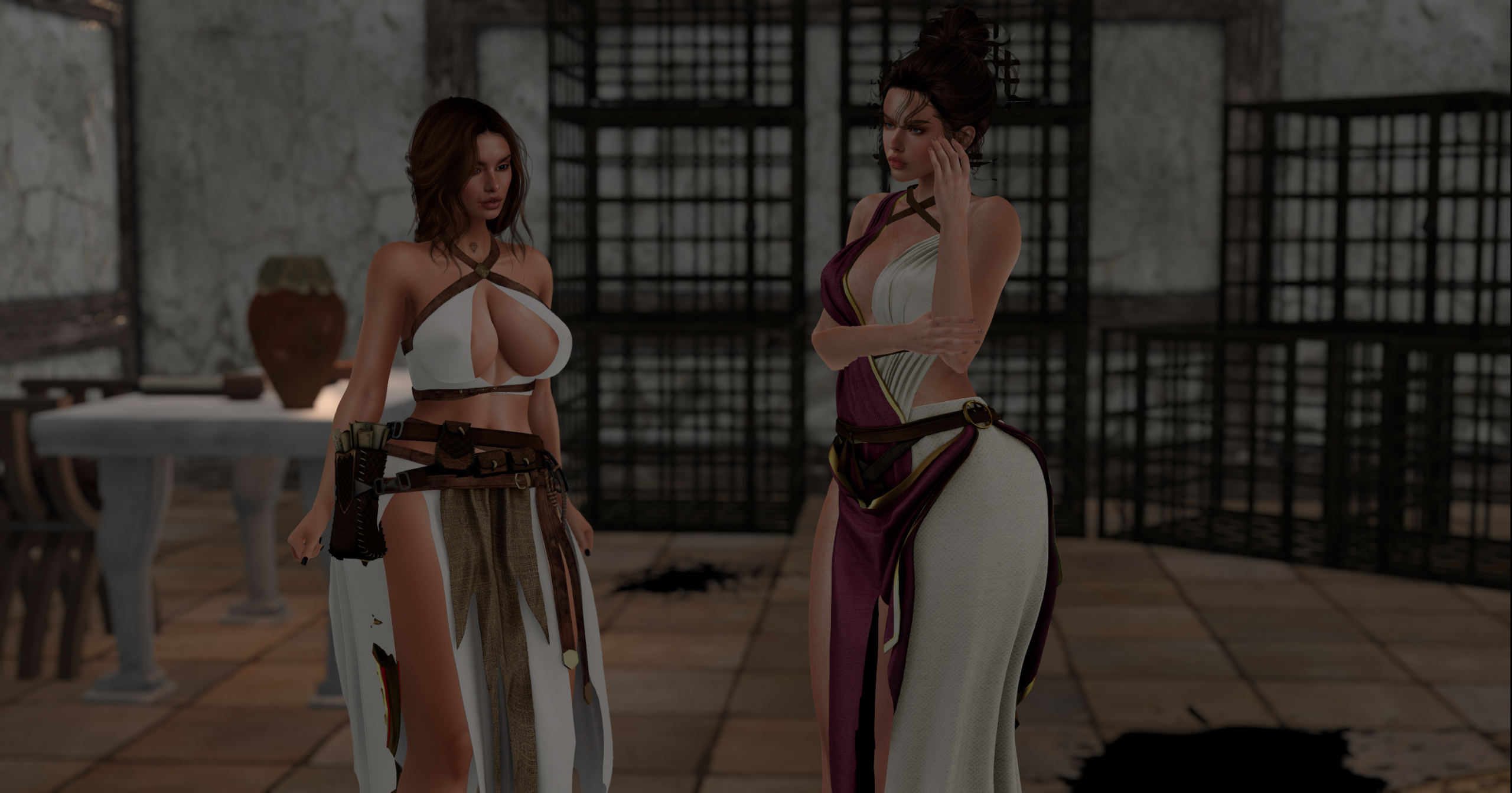 A member of the Dominae Consilium in a toga