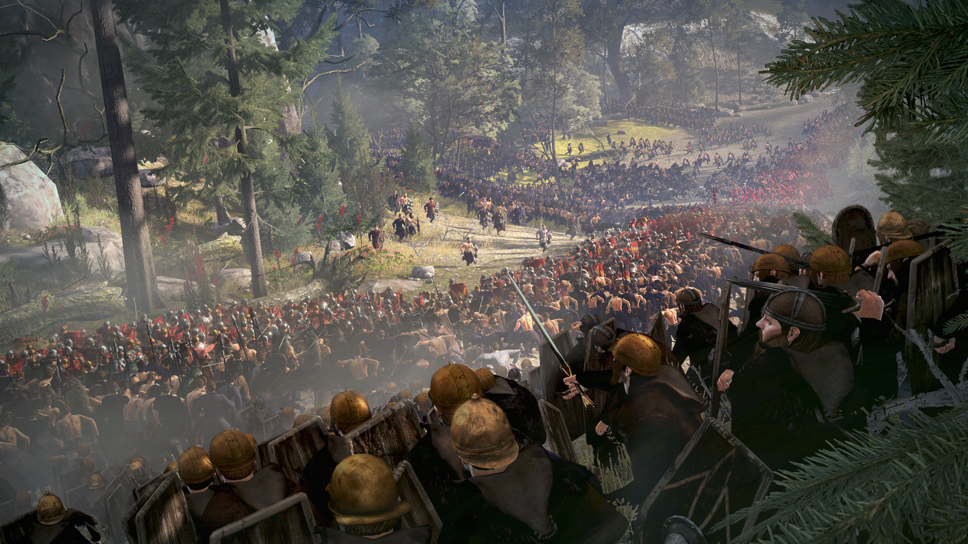 Artistic 3D Impression of the Battle of Teutoburg Forest