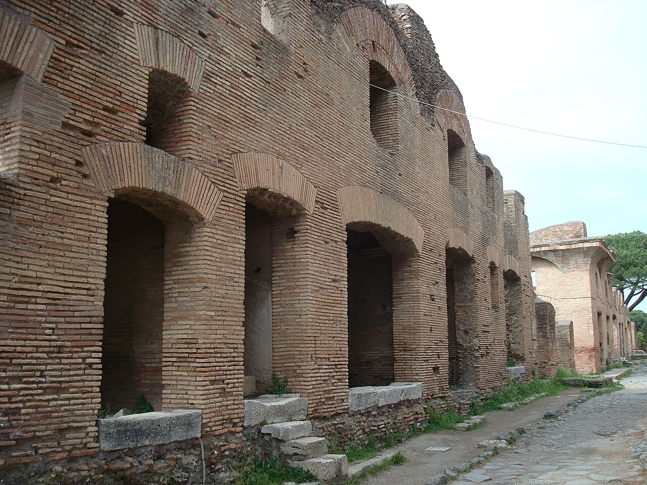 Ruins of a Roman Insula in Ostia