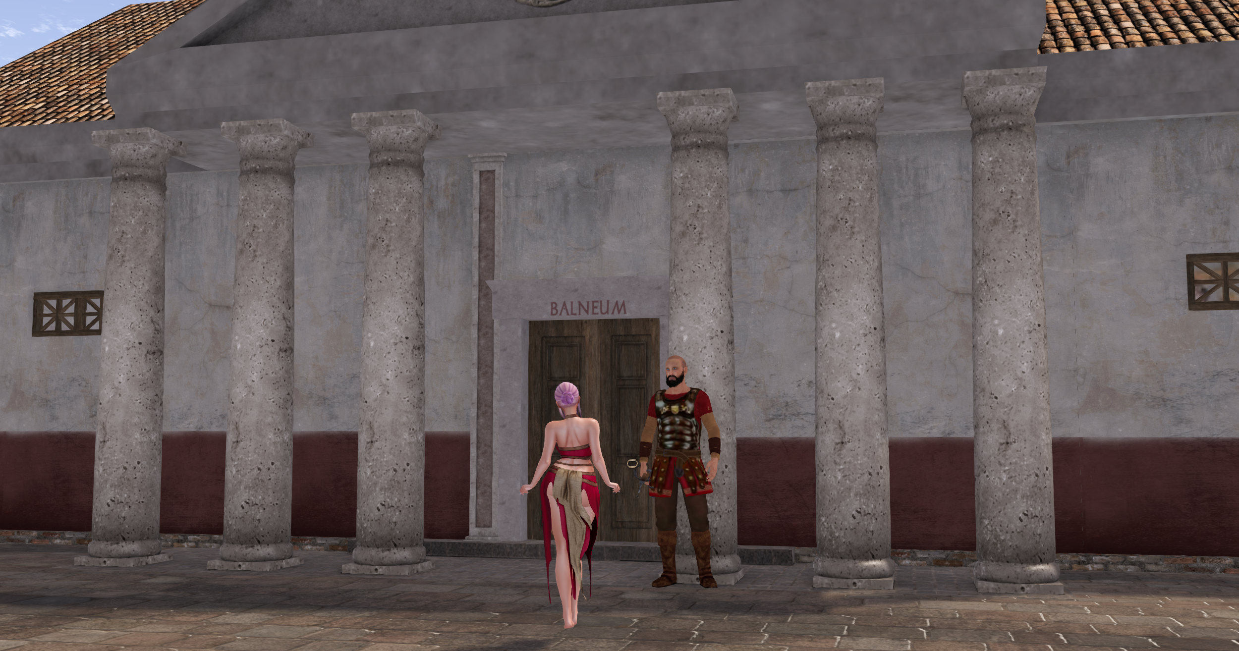 The Roman Baths for hygiene restoration