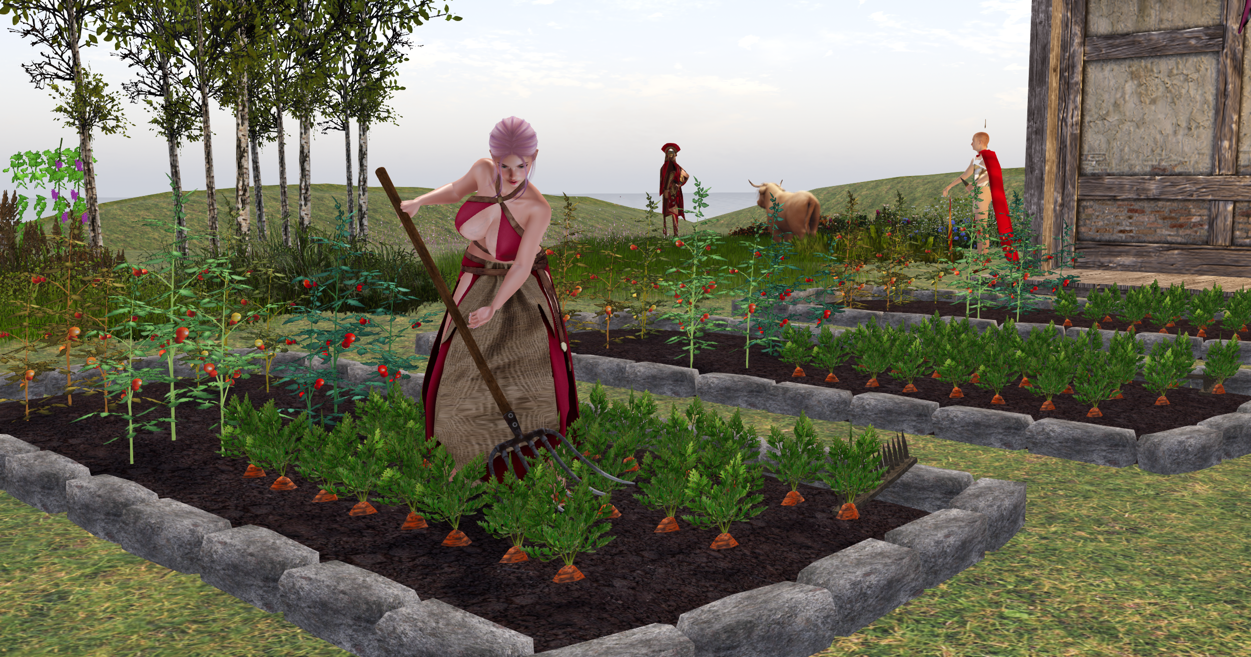 Working the farmland in Venusia Magna