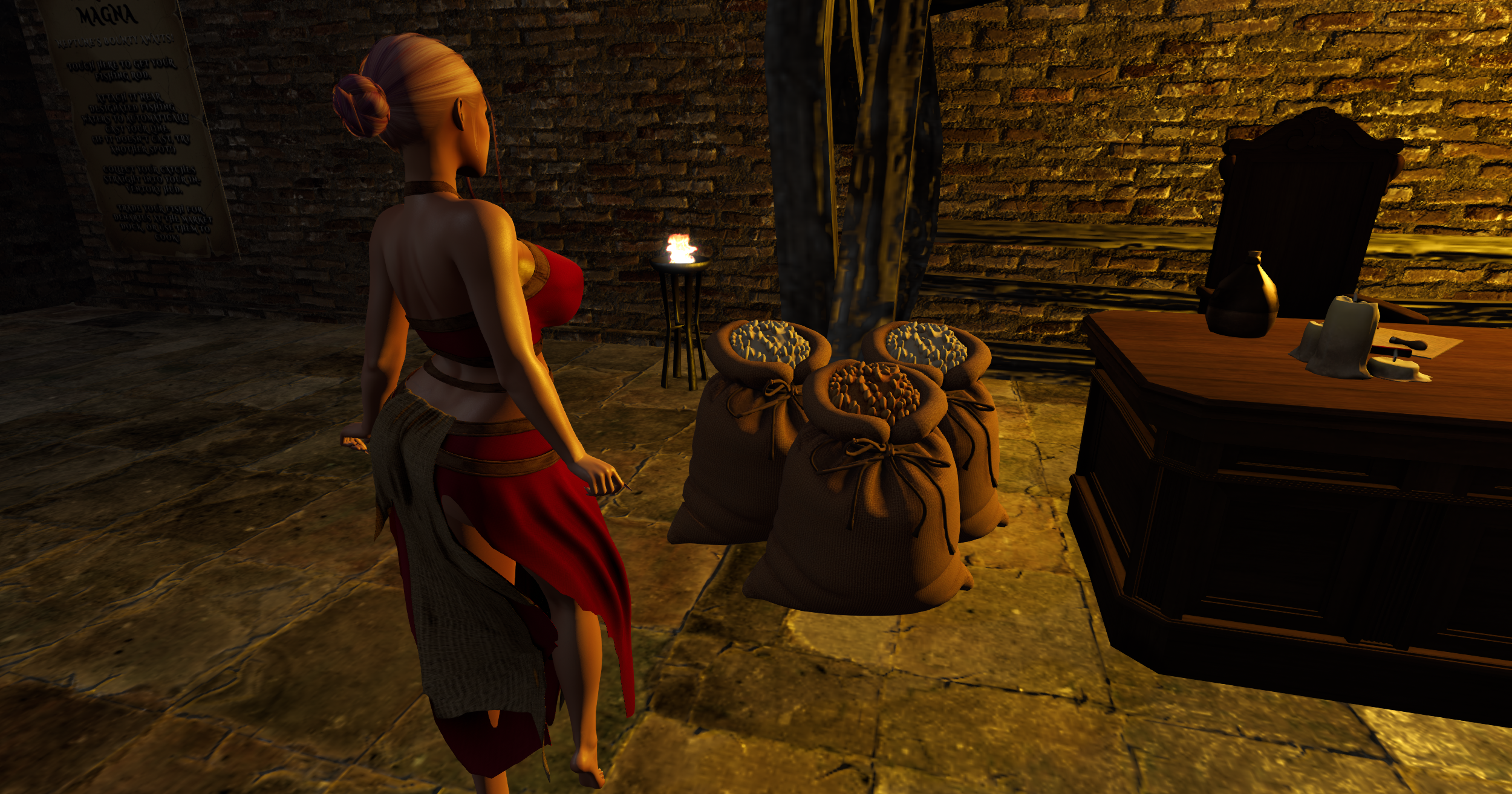 Delivering grain in Venusia Magna