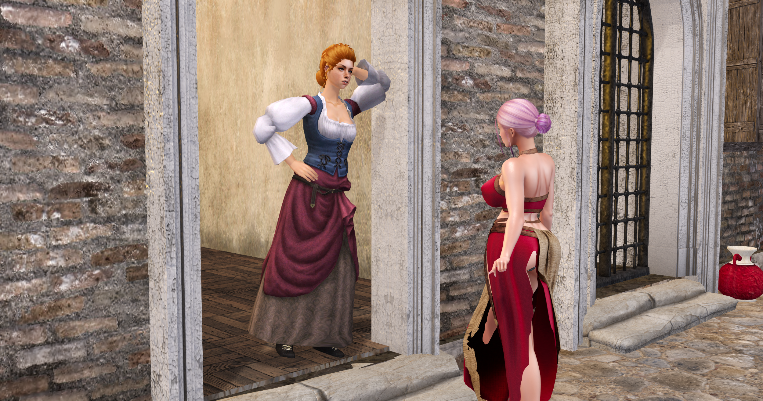 Roman Healer in the alleyway